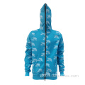 Zip Up Hooded Sweatshirts Custom Full Zip Up Printing Hip Hop Hoodies Supplier